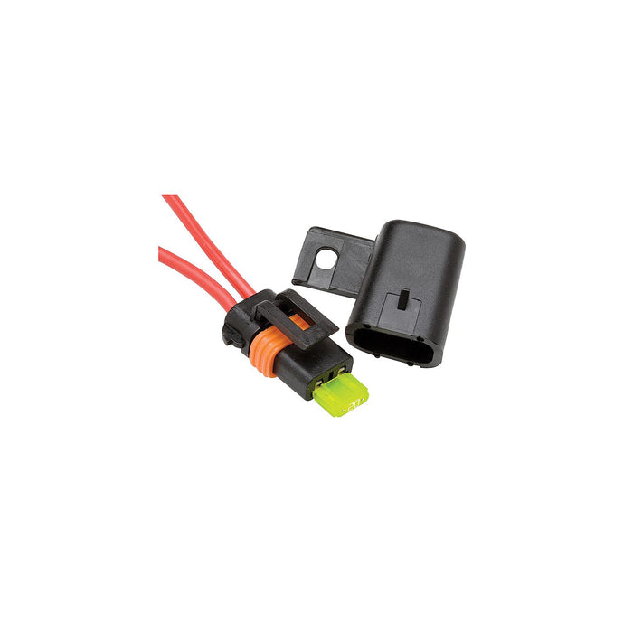 Seachoice SC11271 ATM In-Line Fuse Holder, 4", 12 Gauge Wire