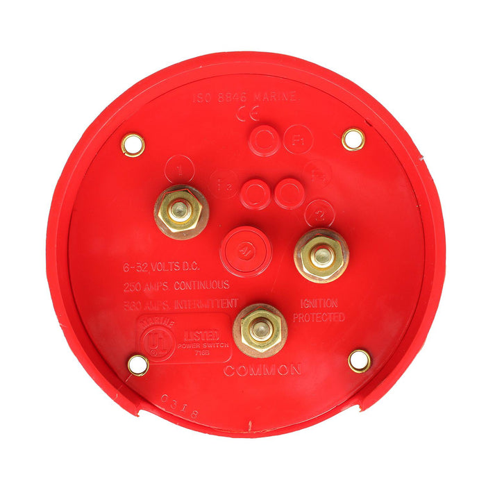 Seachoice 11501 Battery Select Switch, Disconnect Isolator Cutoff, Dual, 12 -50V