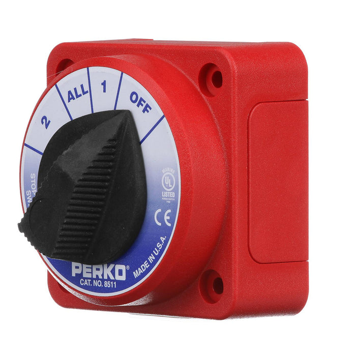 Seachoice 11531 Battery Select Switch, Compact, Disconnect Isolator Cutoff, Dual, 12 -50V