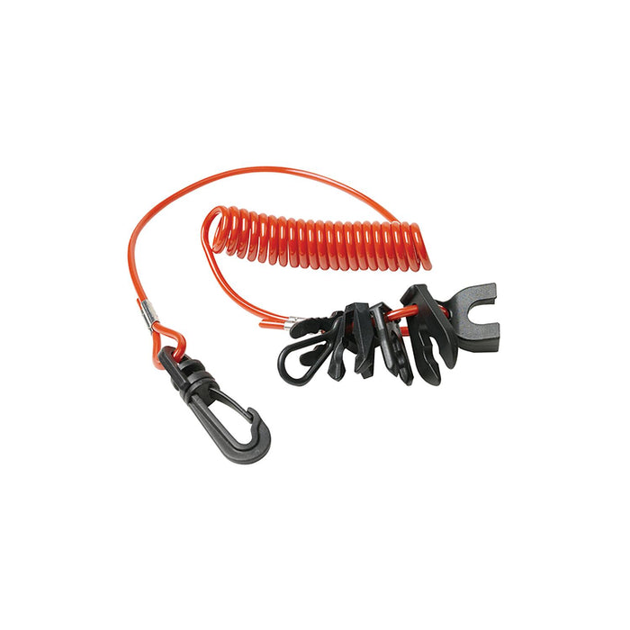 Seachoice 11671 Replacement Kill Switch, Red Lanyard w/ 7 Keys