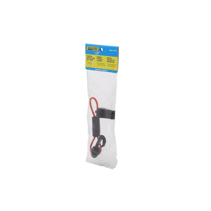 Seachoice 11726 Whistle w/ Lanyard, Red/Black