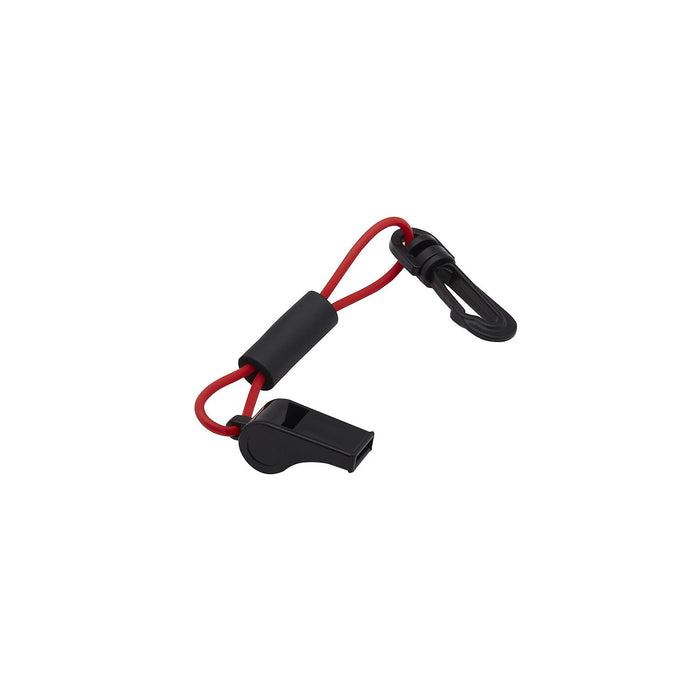 Seachoice 11726 Whistle w/ Lanyard, Red/Black