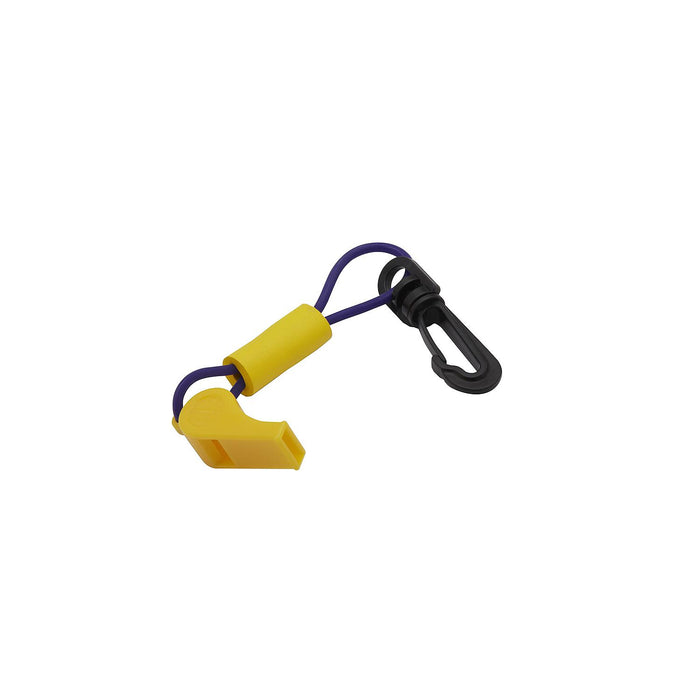 Seachoice 11727 Whistle w/ Lanyard, Purple/Yellow