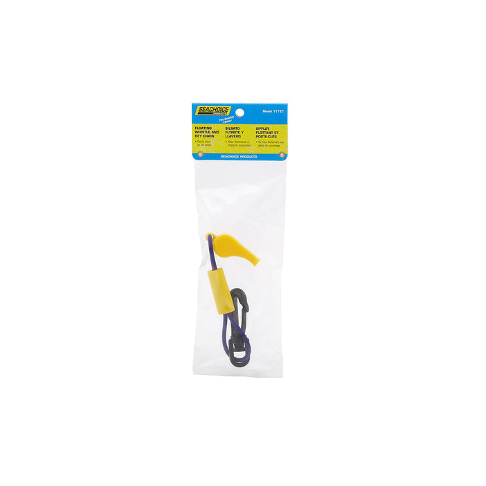 Seachoice 11727 Whistle w/ Lanyard, Purple/Yellow