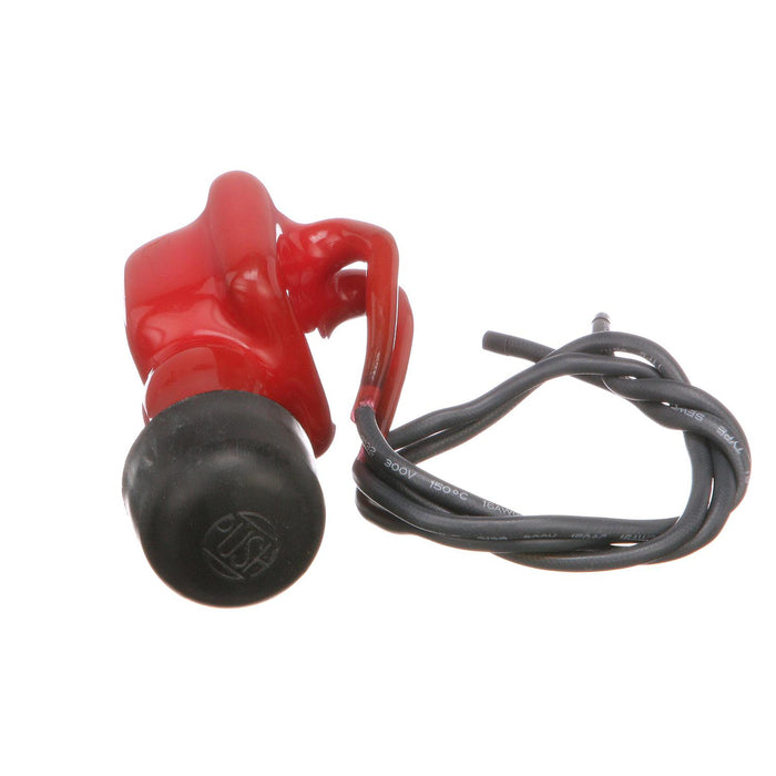 Seachoice 11761 2-Position Off/Momentarily On Push Button Switch, 6-36V, 18 Gauge Wire Leads