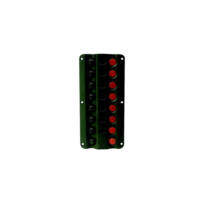 Seachoice 12341 LED 12V 8-Switch Distibution Panel, Pre-Wired, Boat Panel Mount