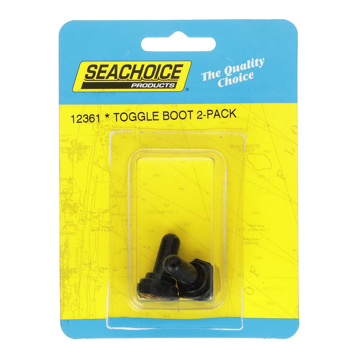 Seachoice 50-12361 Toggle Boot Cover Black (2 Per Pack)
