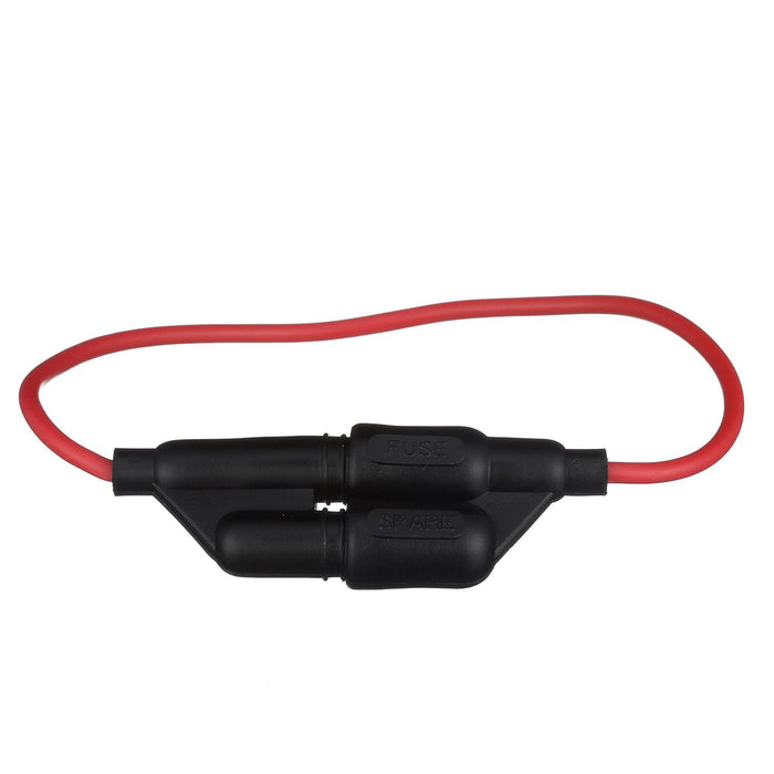 Seachoice 12711 In-Line Fuse Holder With Spare, Waterproof, 20 Amp Fuse