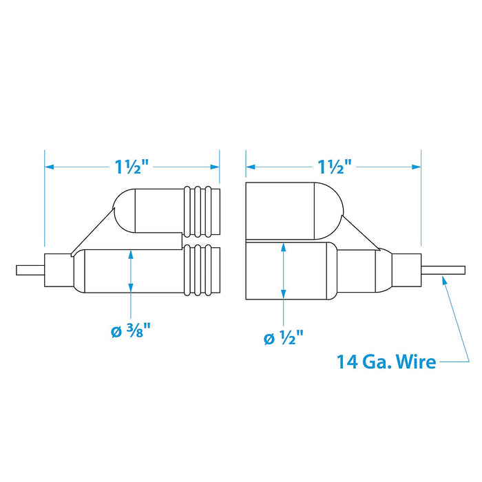 Seachoice 12711 In-Line Fuse Holder With Spare, Waterproof, 20 Amp Fuse