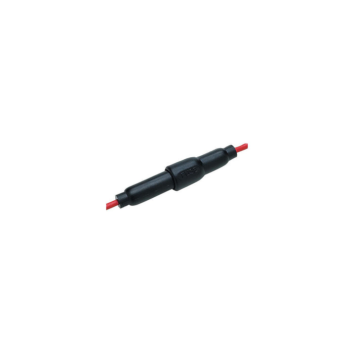 Seachoice 12741 in-Line Fuse Holder w/ Spare Fuse Compartment, Waterproof, 30 Amp Fuse