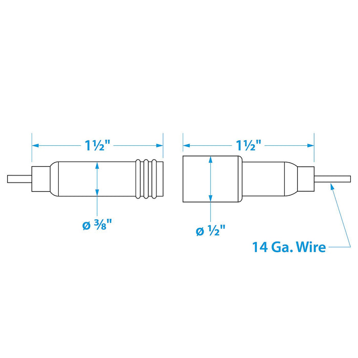 Seachoice 12731 in-Line Fuse Holder with Fuse, Waterproof, 10 Amp Fuse