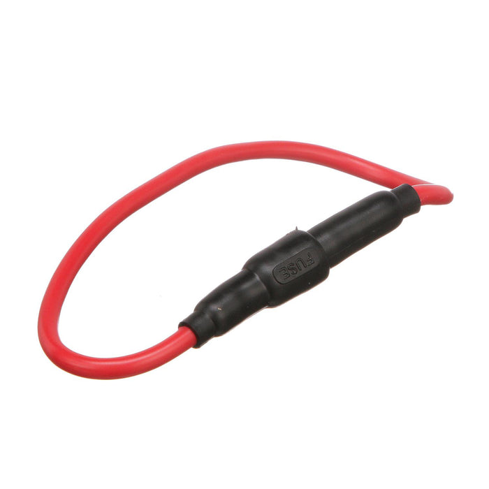 Seachoice 12741 in-Line Fuse Holder w/ Spare Fuse Compartment, Waterproof, 30 Amp Fuse