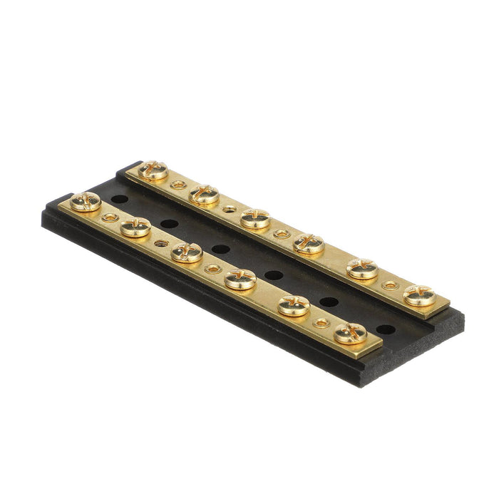 Seachoice 13531 Terminal Block, 6-Gang, Brass Clips and Contacts