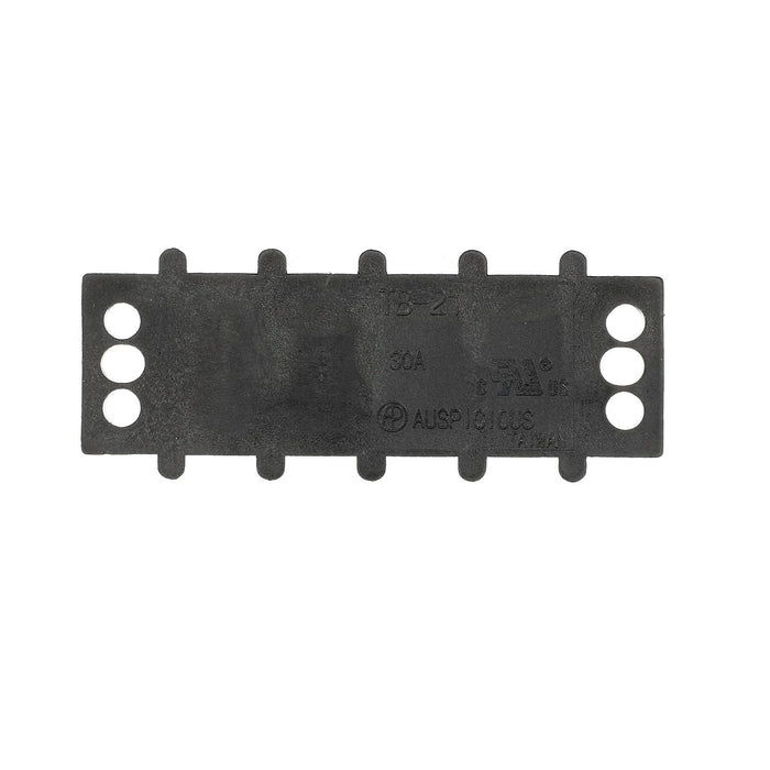 Seachoice 13561 Terminal Block, 4-Gang, Brass Clips and Contacts