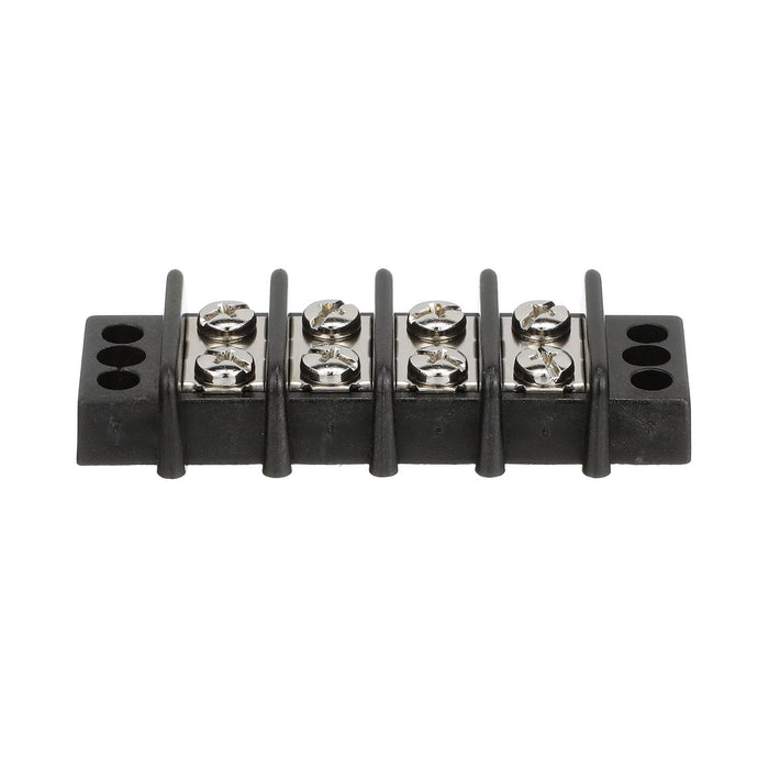 Seachoice 13561 Terminal Block, 4-Gang, Brass Clips and Contacts