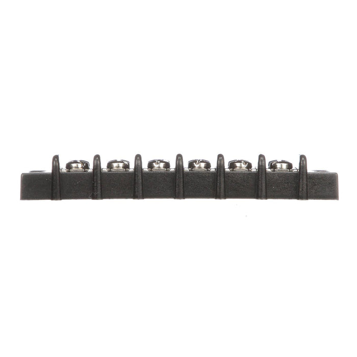 Seachoice 13571 Terminal Block, 6-Gang, Nickel Plated Brass Terminals