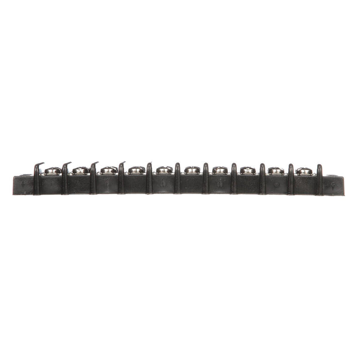 Seachoice 13591 Terminal Block, 10-Gang, Nickel Plated Brass Terminals