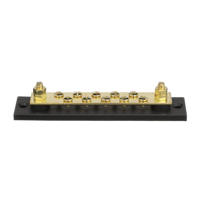 Seachoice 13631 Terminal Block, 10-Gang, Brass Clips and Contacts