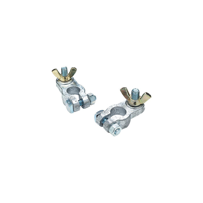 Seachoice 13671 Boat Battery Terminal Set w/ Wing Nuts, Includes Positive & Negative Terminals