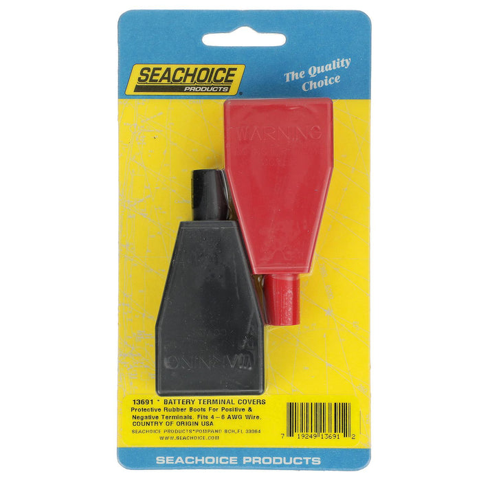 Seachoice Battery Terminal Covers (Set of 2), Standard Type, Fits without