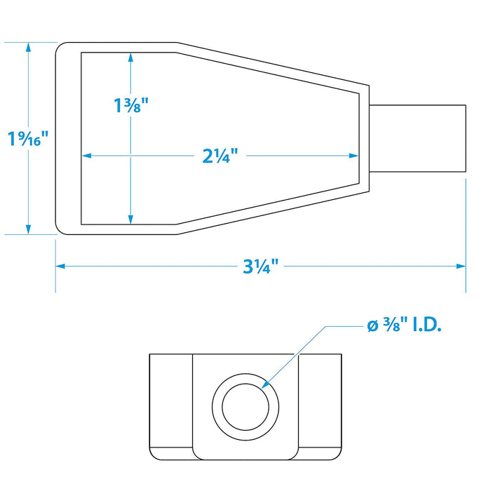 Seachoice Battery Terminal Covers (Set of 2), Standard Type, Fits without
