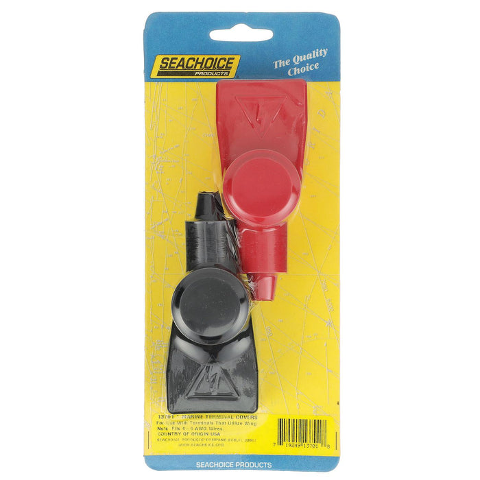 Seachoice Battery Terminal Covers, Marine Type, Fits Terminals With Wing Nut