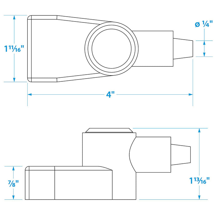 Seachoice Battery Terminal Covers, Marine Type, Fits Terminals With Wing Nut