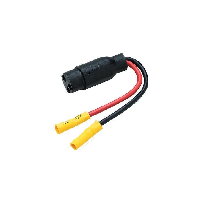 Seachoice 13761 Trolling Motor Plug, Straight Female, Motor Side, 6 in. Lead Wires
