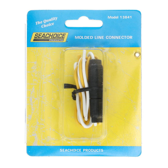Seachoice 13841 2 Pole Wire Connector, Male/Female, 12 In. Lead