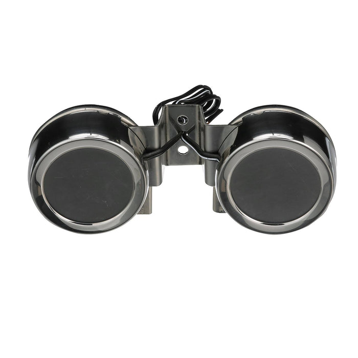 Seachoice 14521 Compact Electric Horns, 108 dB, Twin Horns w/ SS Covers, 12V DC Power, 8 Amp