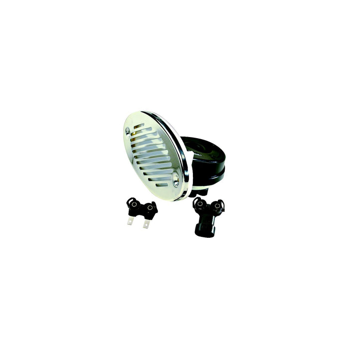 Seachoice 14571 Hidden Boat Horn, ABYC and NMMA Standard, Stainless Steel Cover