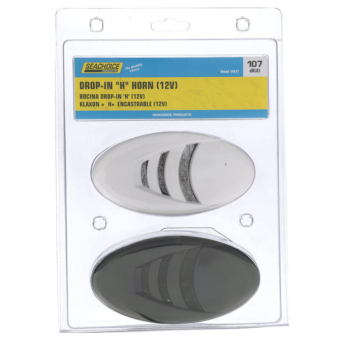 Seachoice HYF-307BG2 Drop-in Hidden Horn