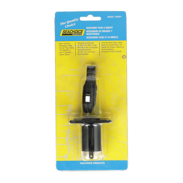 Seachoice 15001 Accessory Plug and Socket, 12V Spotlight