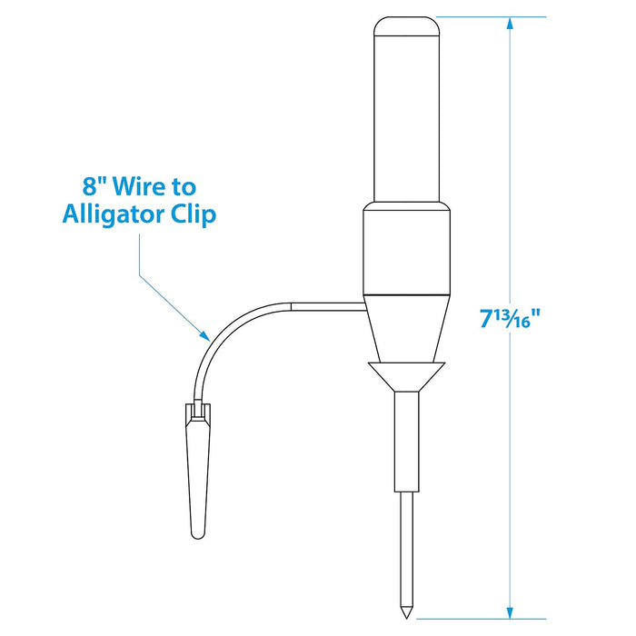 Seachoice 15041 Circuit Tester, 6V or 12V, Includes 8-Inch Wire w/ Alligator Clips