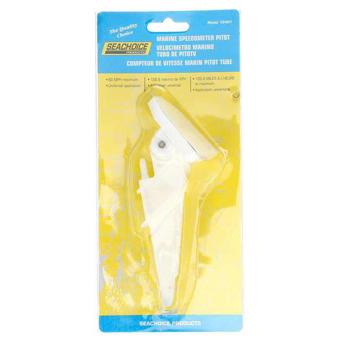 Seachoice 15401 Universal Marine Speedometer Pitot Tube, White Finish