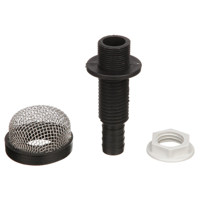 Seachoice 18191 Thru-Hull Strainer Mount With Aerator Screen, Fits 3/4 In. Hose