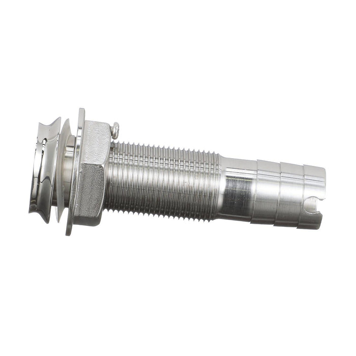 Seachoice 50-18601 Thru Hull Fitting, Mega-Flow Dripless, 316 Stainless Steel, Fits 3/4" Hose, 1-1/2" Max Hull