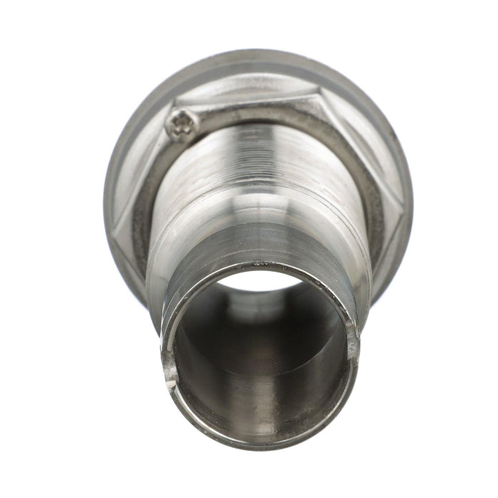 Seachoice 50-18611 Thru Hull Fitting, Mega-Flow Dripless, 316 Stainless Steel, Fits 1" Hose, 1-1/2" Max Hull