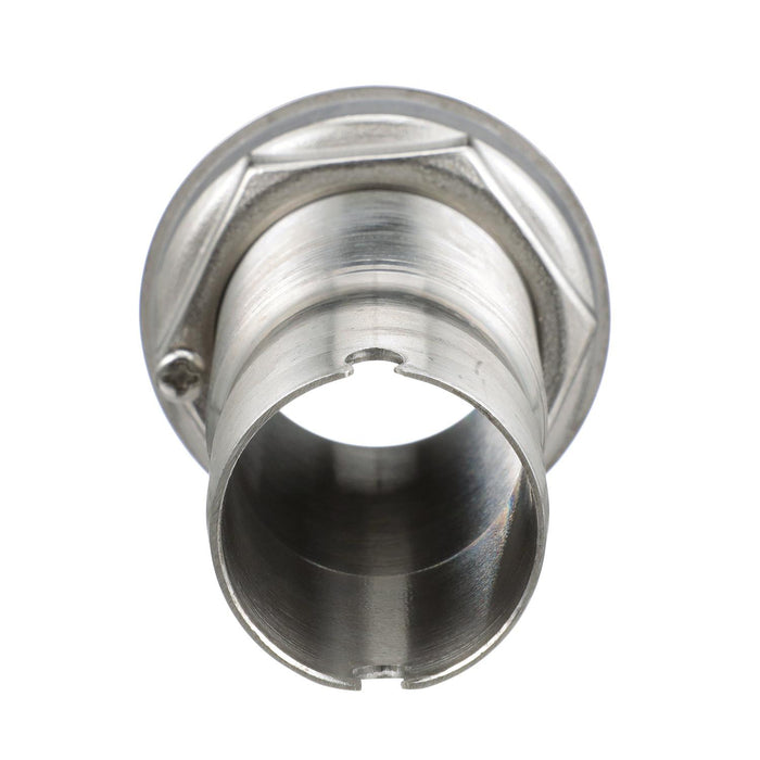 Seachoice 50-18621 Mega-Flow Dripless Thru Hull Fitting, 316 SS, Fits 1-1/8" Hose, 1-1/2" Max Hull