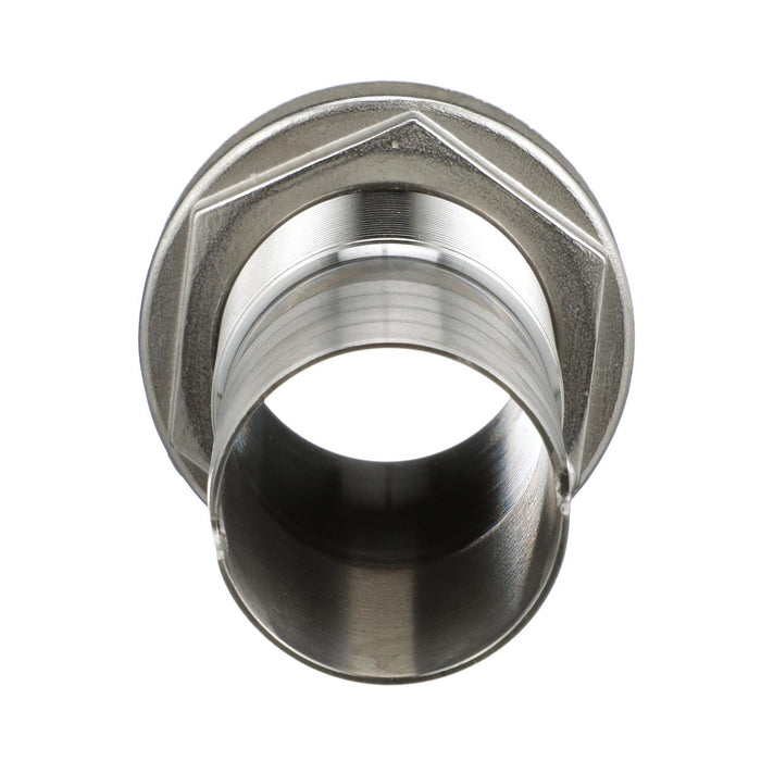 Seachoice 50-18631 Mega-Flow Dripless Thru Hull Fitting, 316 SS, Fits 1-1/2" Hose, 1-1/2" Max Hull
