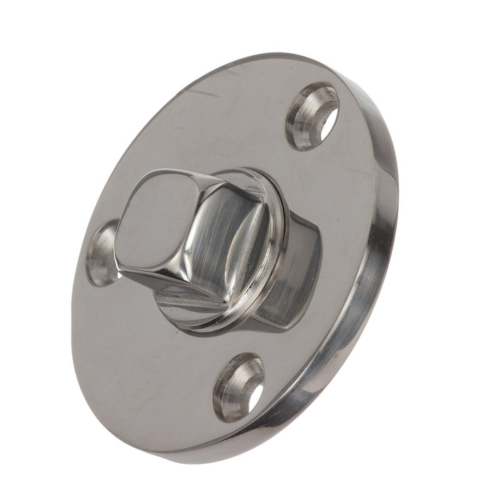 Seachoice 18711 Garboard Drain Plug, SS, Fits 1/2 In. Pipe, Includes Flange & Plug