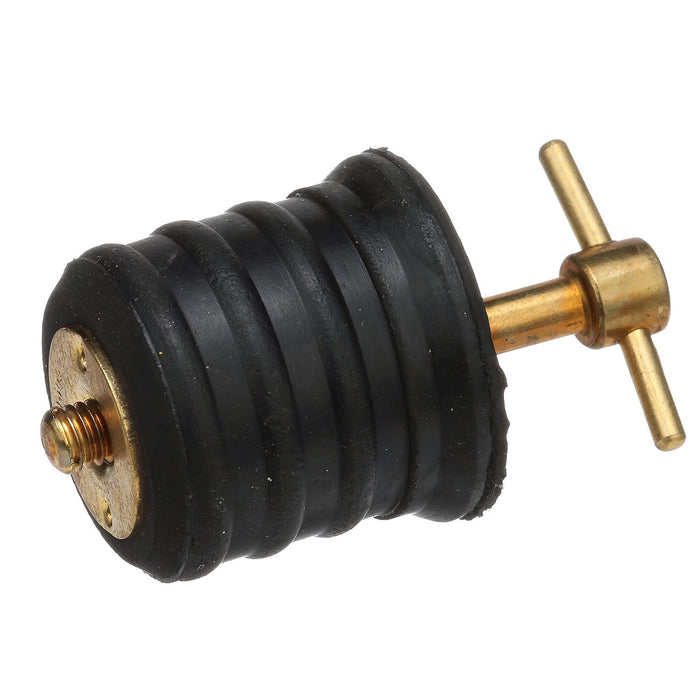 Seachoice 50-18861 Twist-Turn 1.25 In. Marine Boat Brass Drain Plug w/ Neoprene, Seal