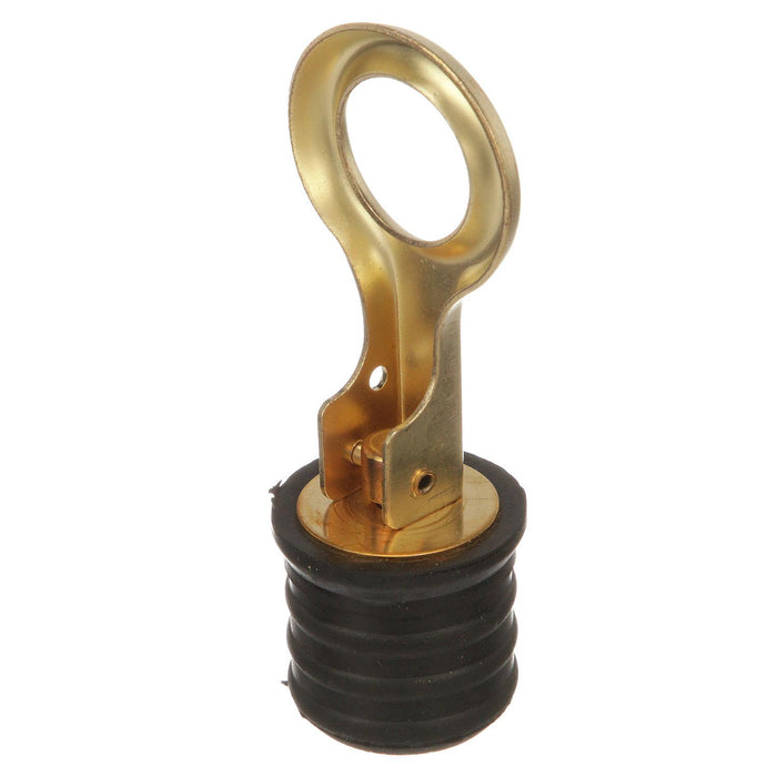 Seachoice 50-18871 Snap-Lock Drain Plug, Brass