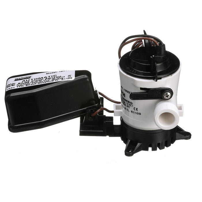 Seachoice 05703-01SC Automatic Bilge Pump w/ Float Switch, 750 GPH, 3/4 In. Hose Size