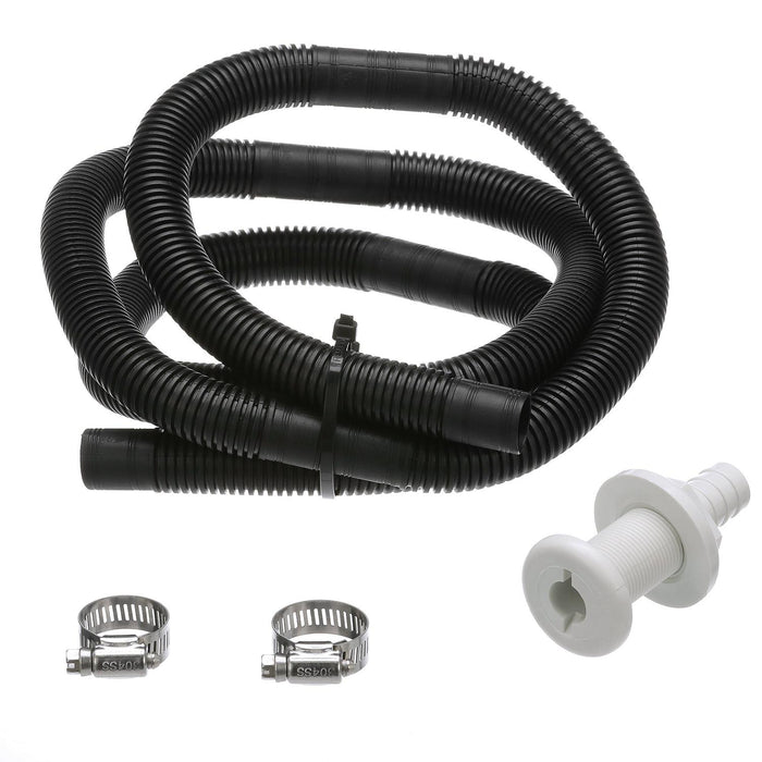 Seachoice 19441 Bilge Pump Installation Kit, 3/4", includes 6' Hose, 2 Clamps, and Thru-Hull Fitting