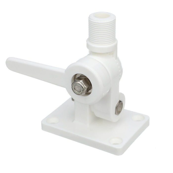 Seachoice 19501 4-Way Nylon Antenna Ratchet Mounting Kit, White Finish