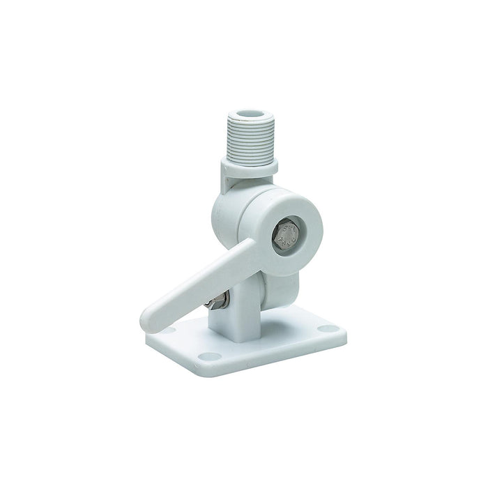 Seachoice 19501 4-Way Nylon Antenna Ratchet Mounting Kit, White Finish