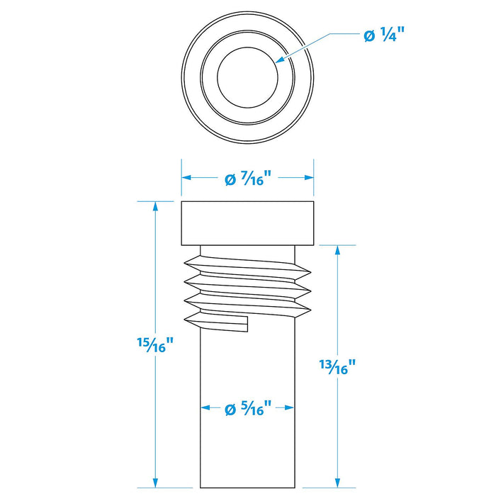 Seachoice VHF Cable Antenna Connector Adapter