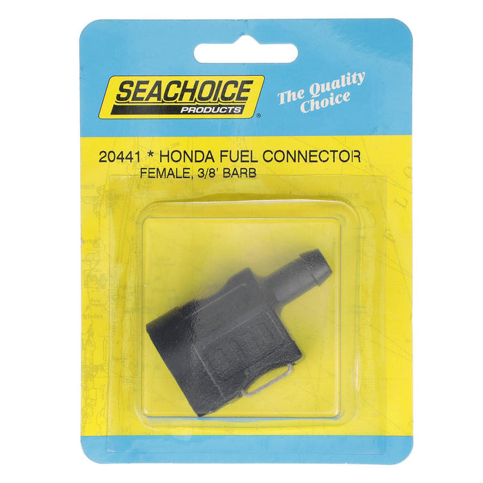 Seachoice 20441 Deluxe Fuel Connector for Honda, Female, 3/8 In. Barb