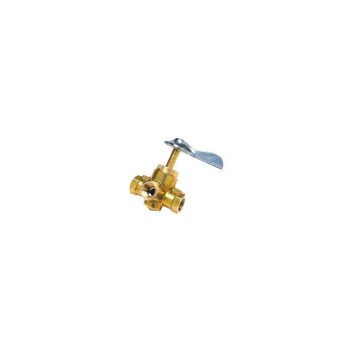 Seachoice 50-20761 Brass Three Way Fuel Line Valve